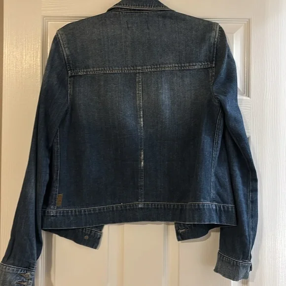Paige distressed jean jacket size medium - Picture 2 of 4
